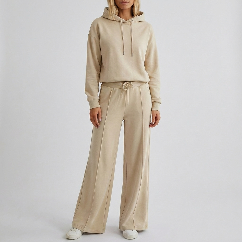 Elegante Set Due Pezzi Jogging Lounge per Donne