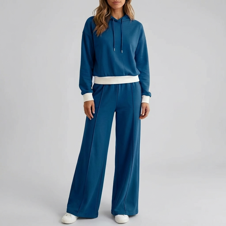 Elegante Set Due Pezzi Jogging Lounge per Donne
