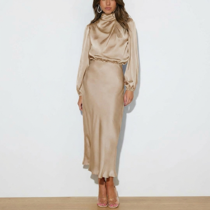 Abito da Sera in Satin Elegante per Donne
