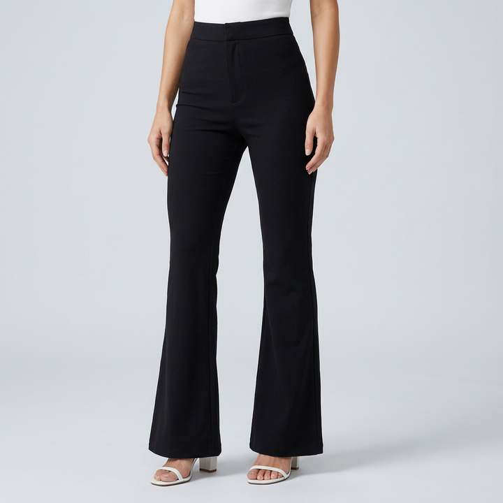 Pantaloni a Zampa in Corduroy Trendy per Donne