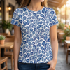 T-shirt Casual con Collo Rotondo per Donna