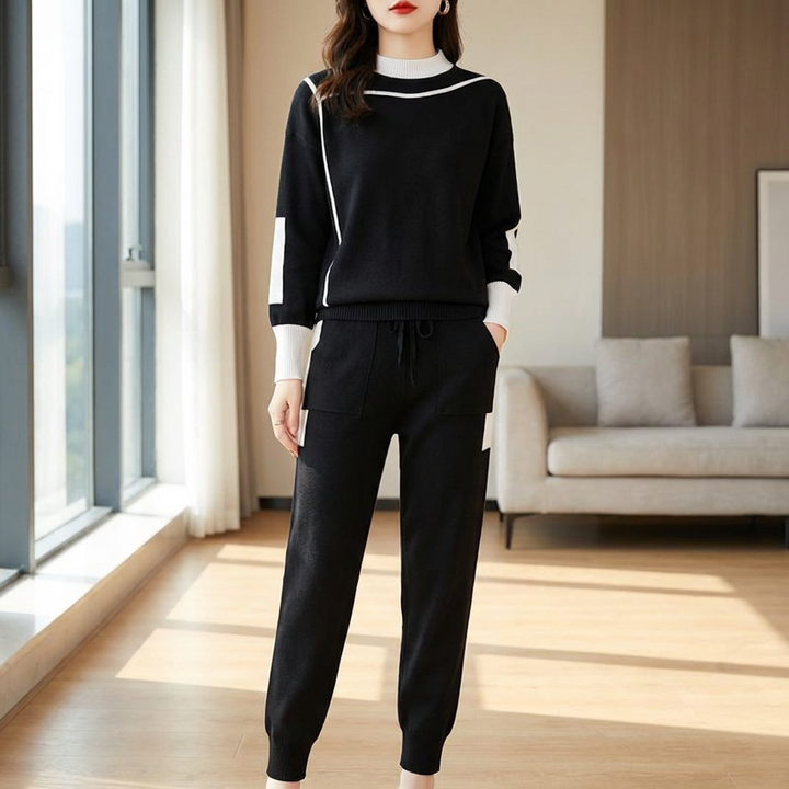 Set in Maglia Caldo a 2 Pezzi CozyKnits per Donne