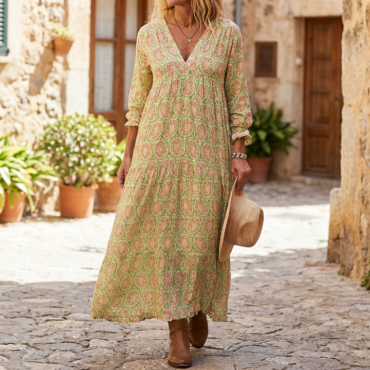 Abito Maxi Geometrico Bohowaves
