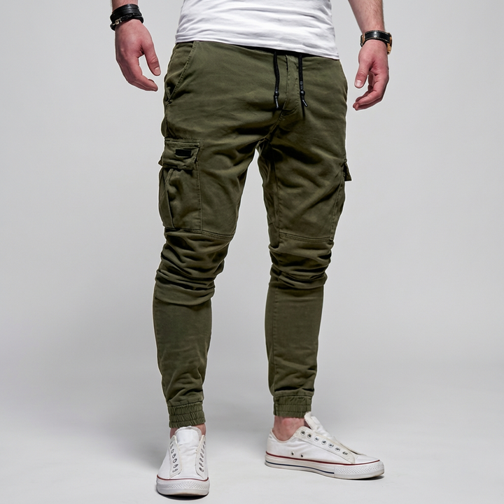 Pantaloni Cargo con Tasche a Faldita per Uomini