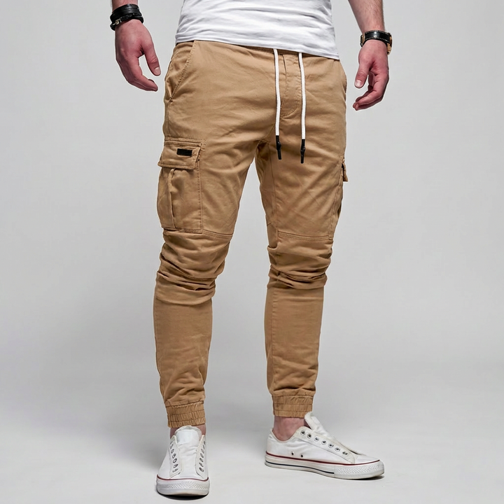 Pantaloni Cargo con Tasche a Faldita per Uomini