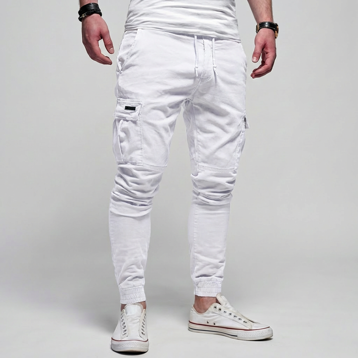 Pantaloni Cargo con Tasche a Faldita per Uomini
