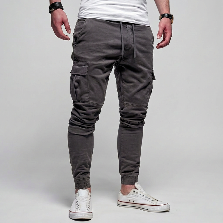 Pantaloni Cargo con Tasche a Faldita per Uomini