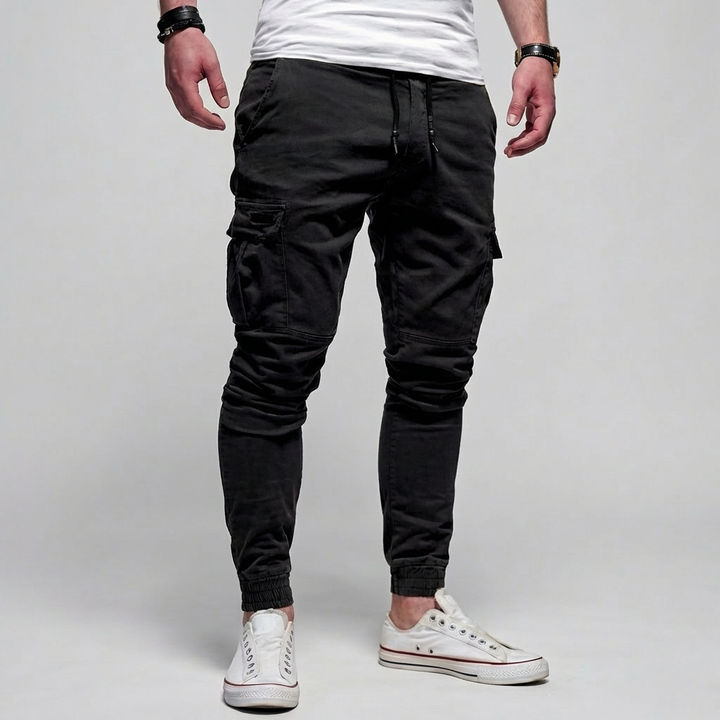 Pantaloni Cargo con Tasche a Faldita per Uomini