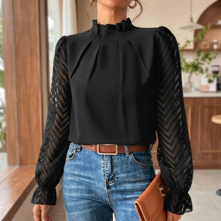 Elegante Maglia Lunga Manica per Donna