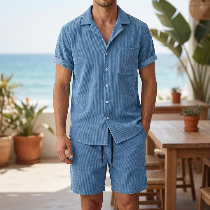 Set Breeze – Set di Pantaloni Corti in Corduroy per Uomo