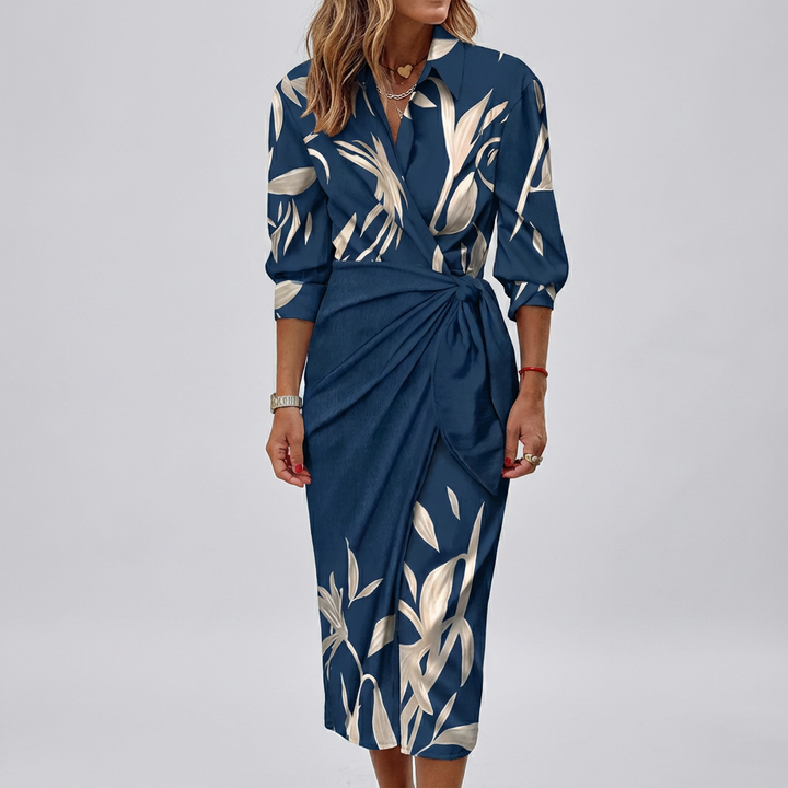 Abito Maxi Estivo da Donna con Collo