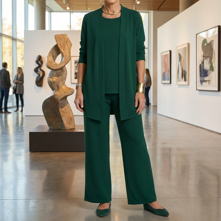 Completo Elegante Tre Pezzi per Donna