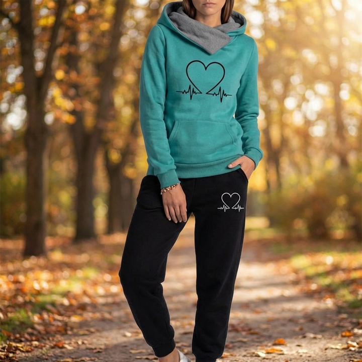 Set di Jogging Donna in Due Pezzi