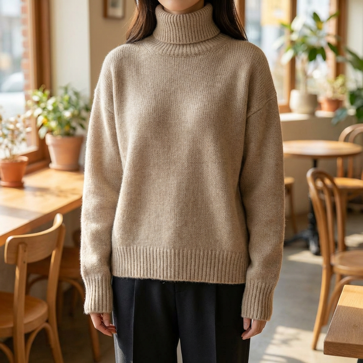 Maglione Collo Alto per Donna