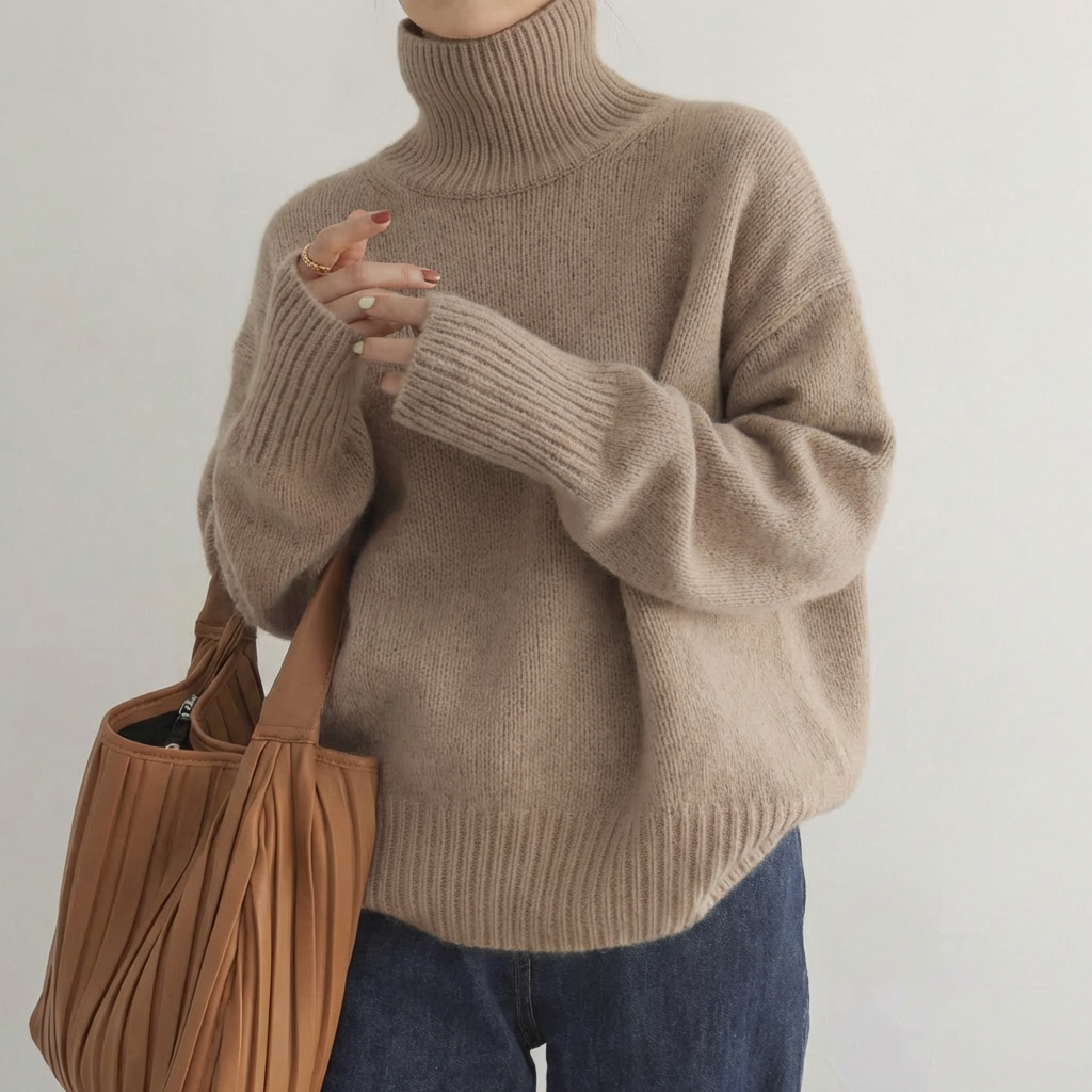 Maglione Collo Alto per Donna