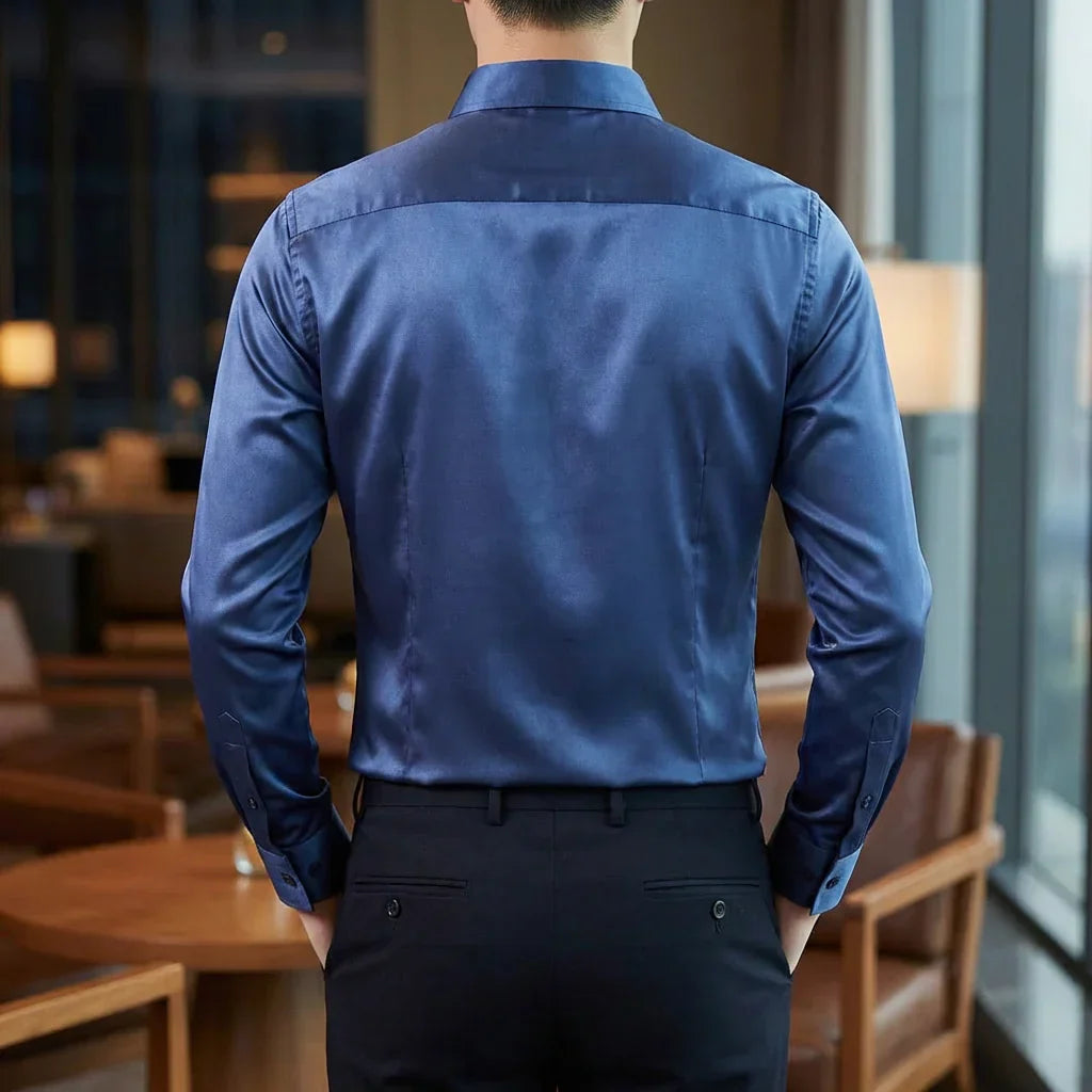 Maglia Lunga Classica Stretch per Uomini