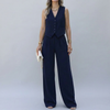 Set Elegante di Blazer Senza Maniche per Donne