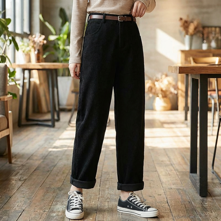 Pantaloni in Corduroy per Donne