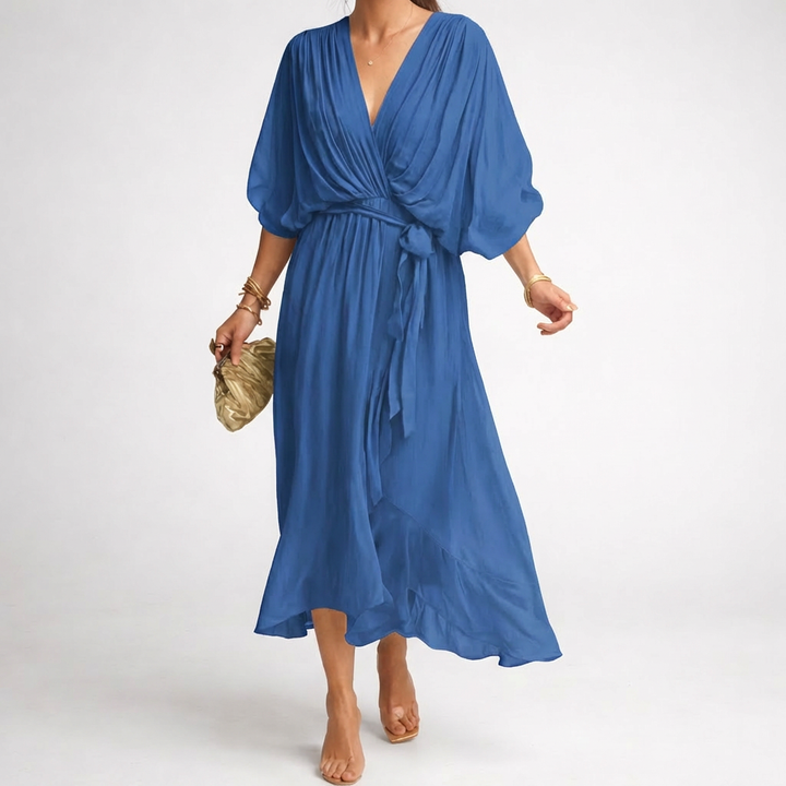 Abito Elegante a V per Donne