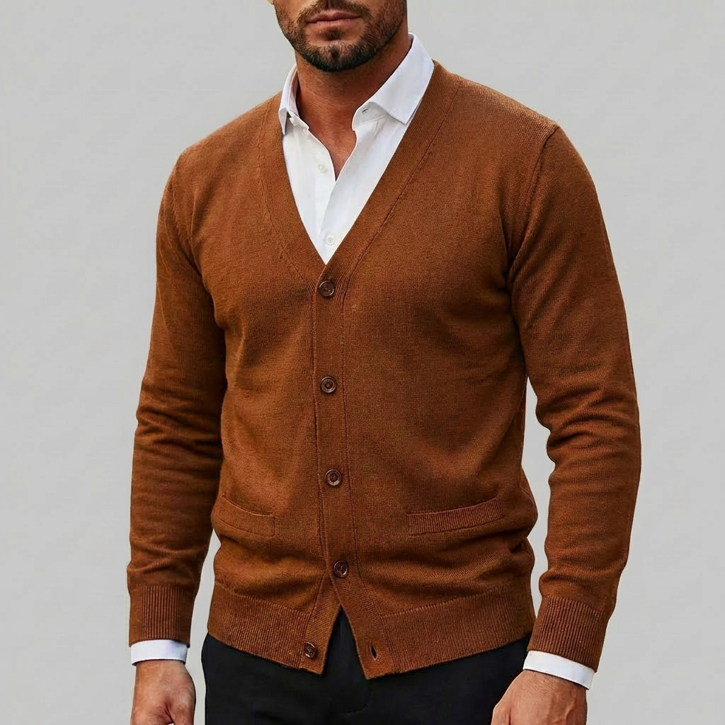 Maglione Cardigan Tricot per Uomo