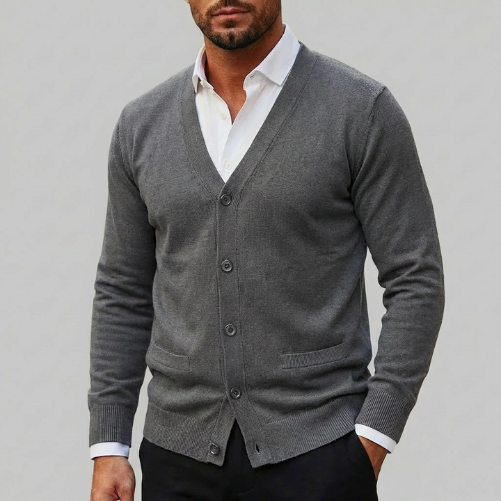 Maglione Cardigan Tricot per Uomo