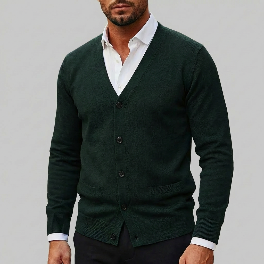 Maglione Cardigan Tricot per Uomo