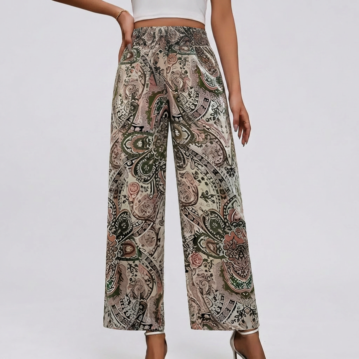 Pantaloni a Gamba Larga Bohemien per Donne