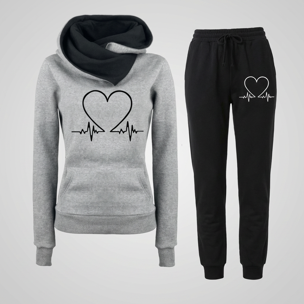 Set di Jogging Donna in Due Pezzi