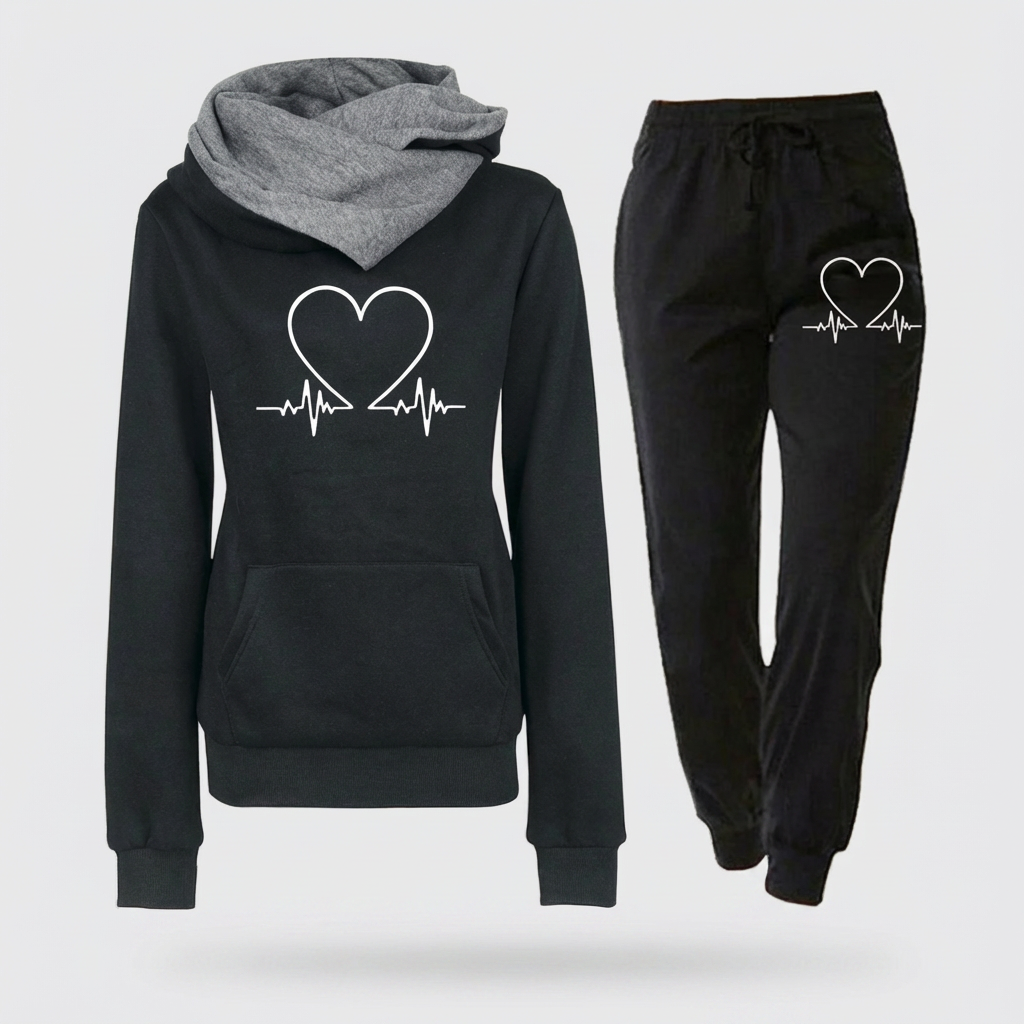 Set di Jogging Donna in Due Pezzi
