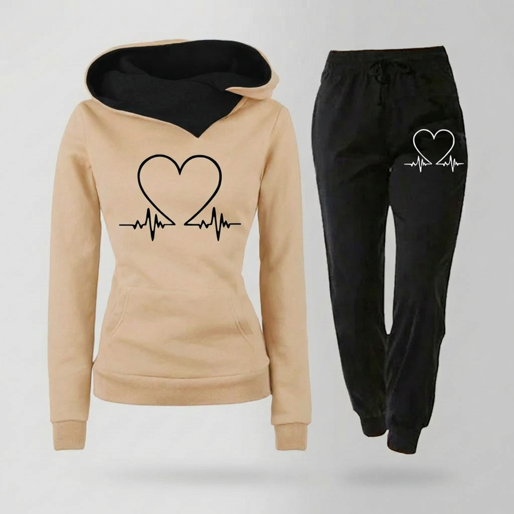 Set di Jogging Donna in Due Pezzi