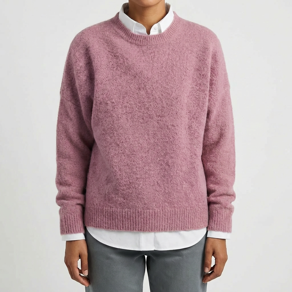 Maglione Plettato Collo Crew
