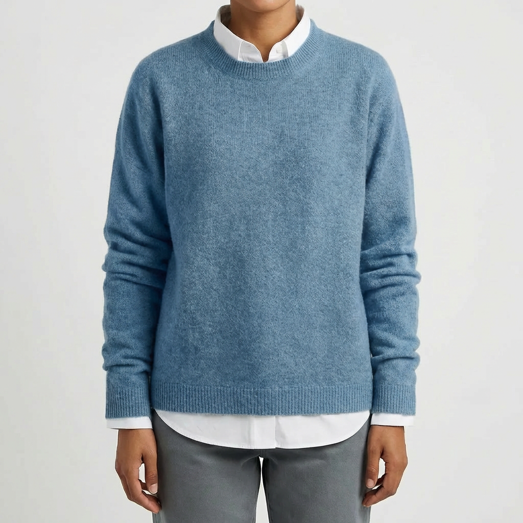 Maglione Plettato Collo Crew