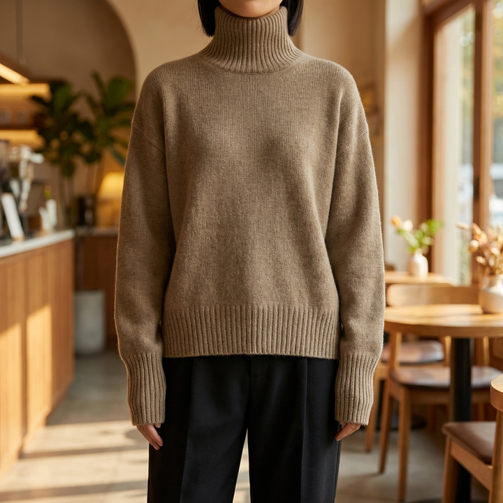 Maglione Collo Alto Comodo