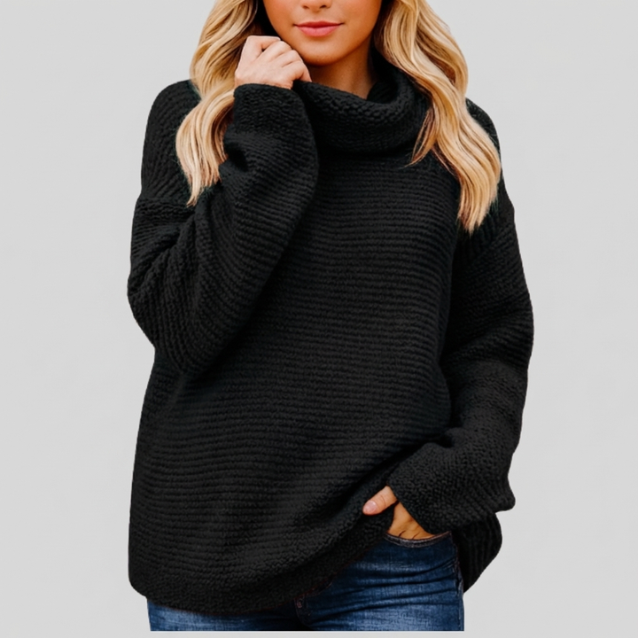 Maglione Collo Alto Tricot Luxe per Donne