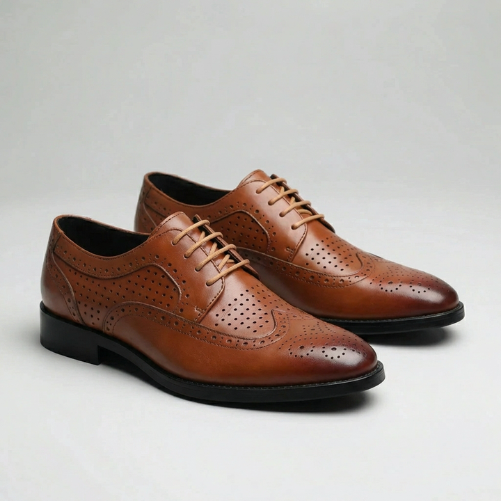 Scarpe Oxford Brogue Classiche per Uomini