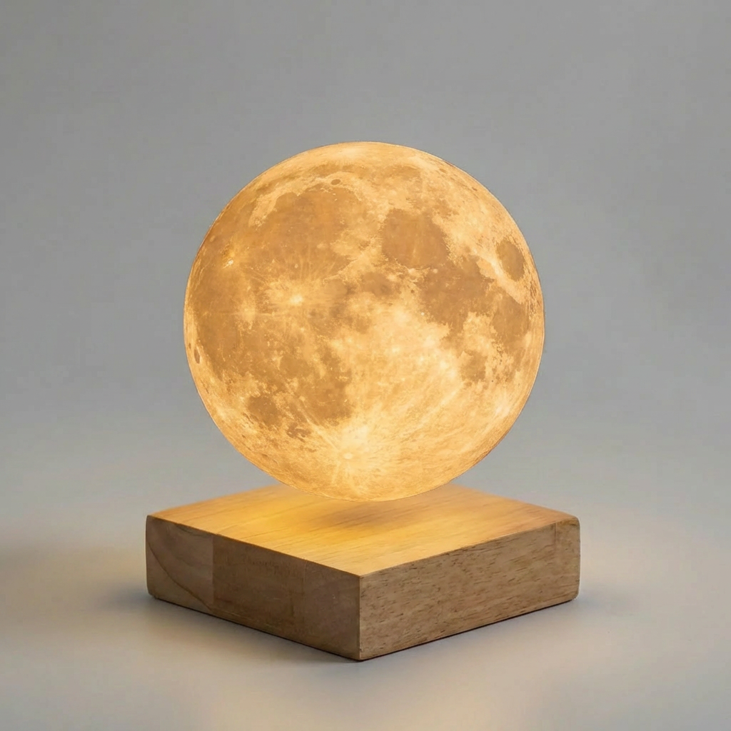 Lampada Lunare LED Levitante Magnetica