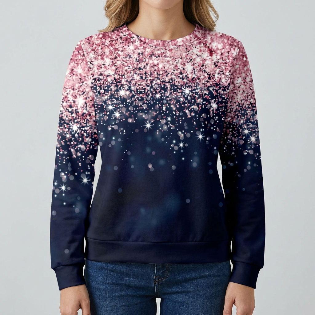 Maglione Stile Fiocco di Neve per Donne