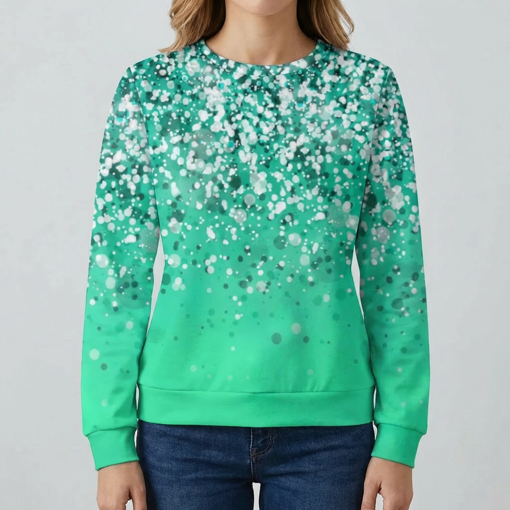 Maglione Stile Fiocco di Neve per Donne