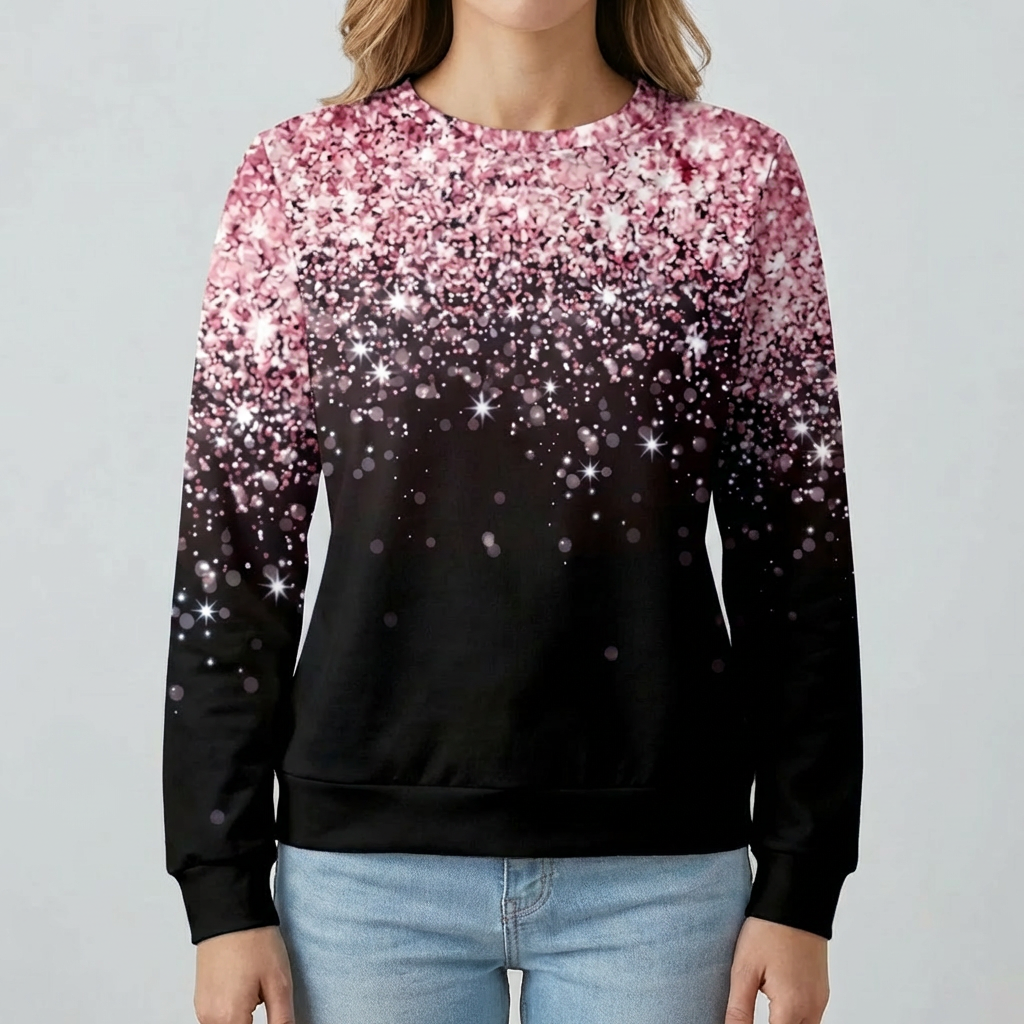 Maglione Stile Fiocco di Neve per Donne