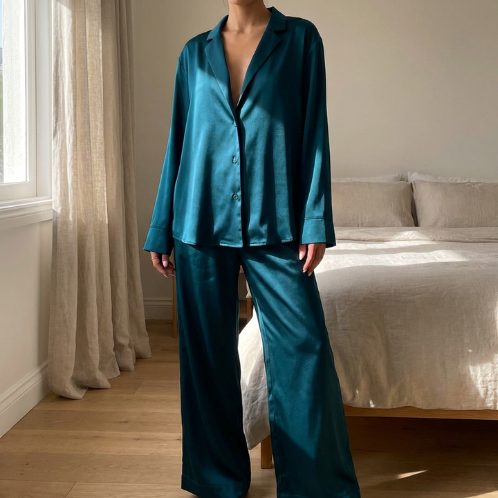 Set di Loungewear in Satin da Donna