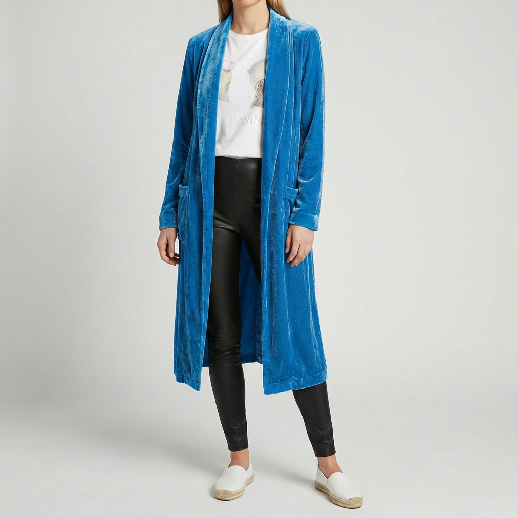 Cardigan Lungo Duster per Donne