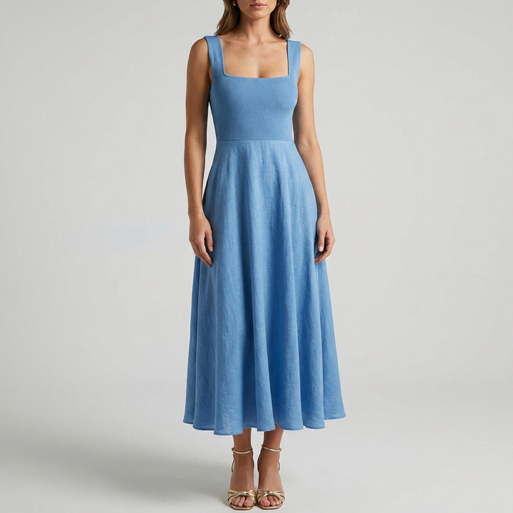 Abito Elegante Senza Maniche per Donne