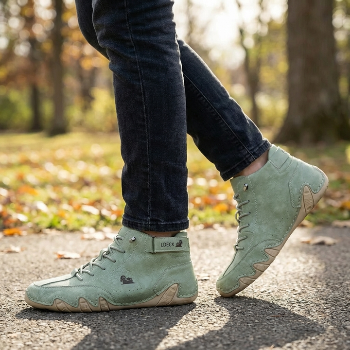 Scarpe Slip-On Barefoot per Uomini con Punta Larga