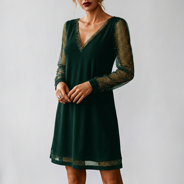 Abito Elegante Senza Tempo in Lusso Sostenibile