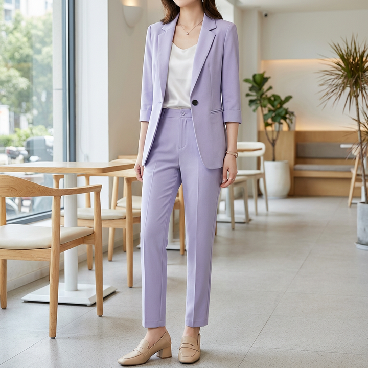 Completo Formale da Donna con Blazer e Pantaloni