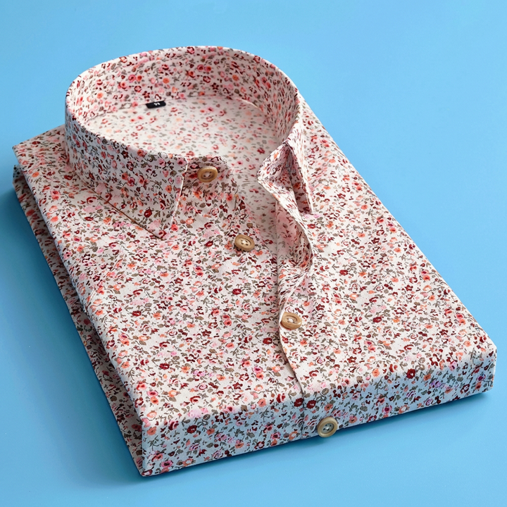 Polo Shirt Floreale Trendy per Uomini
