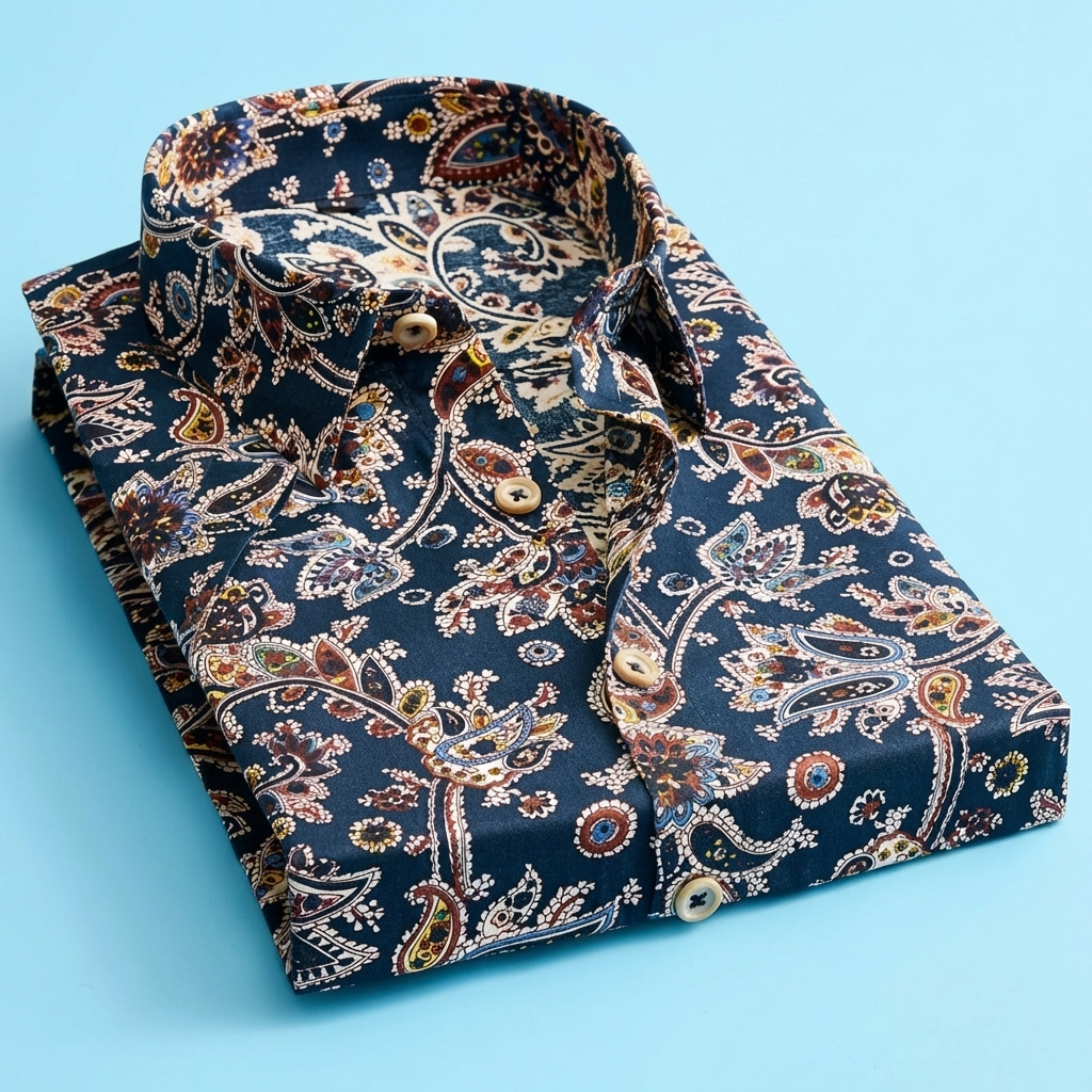 Polo Shirt Floreale Trendy per Uomini