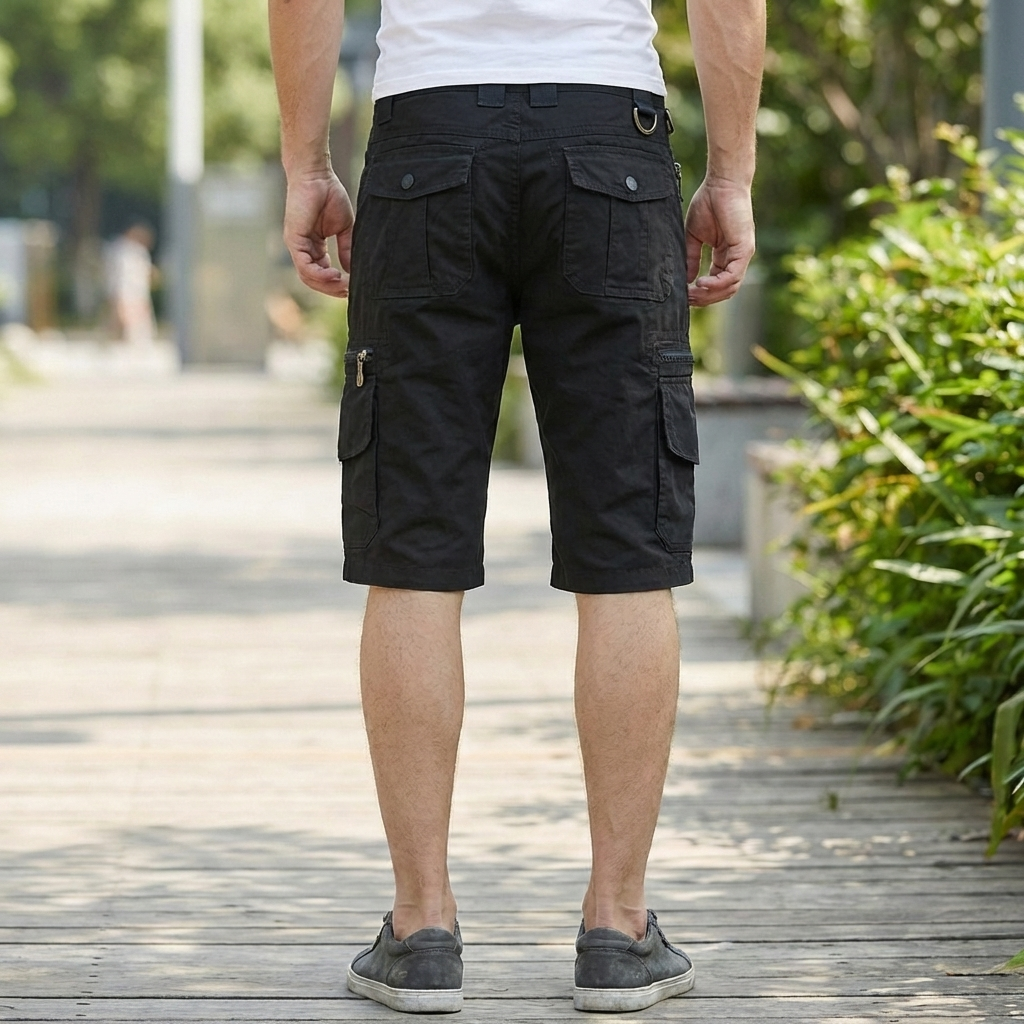 Pantaloni Cargo Corti Fino al Ginocchio per Uomini