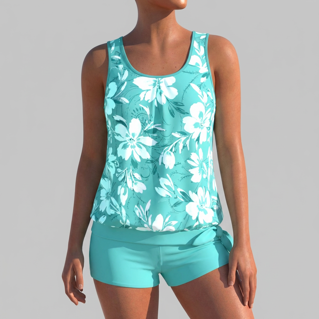 Costume da bagno Tankini per donne set a due pezzi