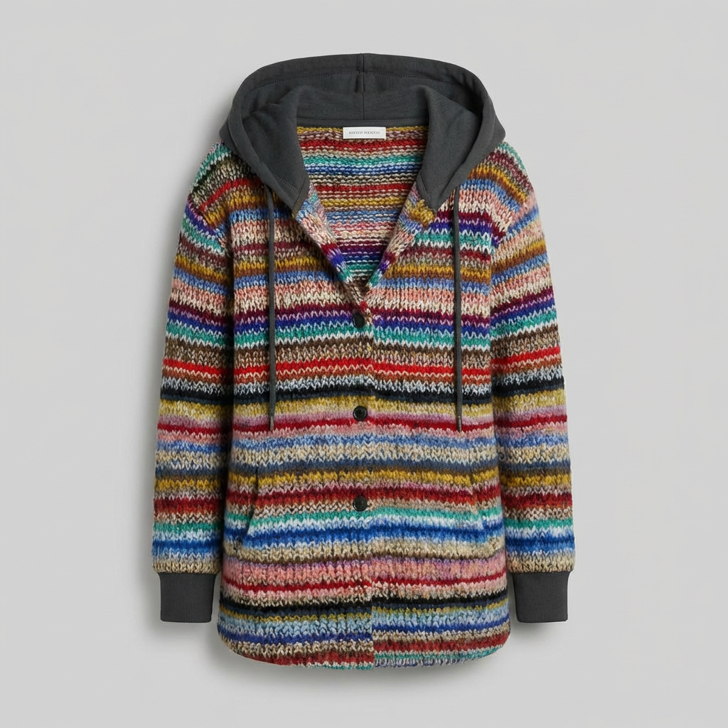 Cappotto Con Cappuccio Confortevole Per Donne